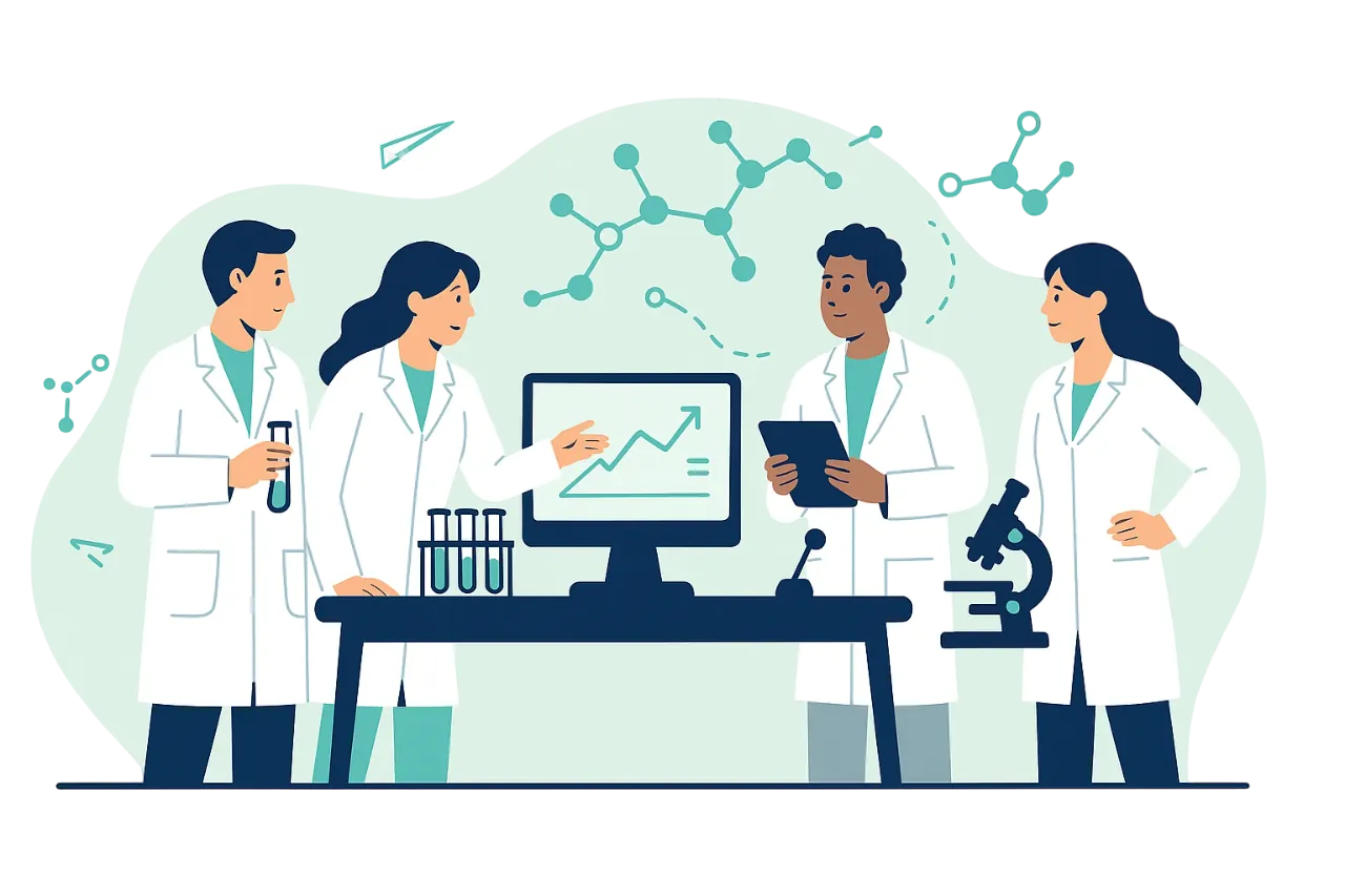 What is ReTIT-PUB? Imagen de un grupo de investigadores trabajando en su proyecto - ¿Qué es ReTIT-PUB?